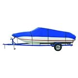 New Dallas Manufacturing Co. Custom Grade Polyester Boat Cover C 16'-18.5' Fish & Ski Pro-Style Bass