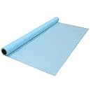 Party Essentials 4010 Heavy Duty Banquet Roll Plastic Tablecover, 100' Length x 40" Width, Light Blue (Case of 4)