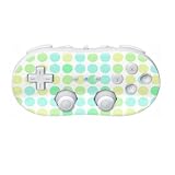 Mint Dots Design Nintendo Wii Classic Controller Protector Skin Decal Sticker