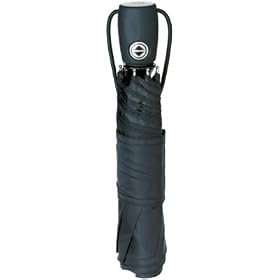 Totes Womens Professional Flat Auto Open Auto Close Folding Umbrella