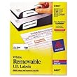 Avery Removable 1 x 2 5/8 Inch White ID Labels 750 Count (6460)