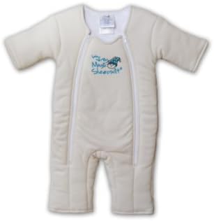Baby Merlin's Magic Sleepsuit 6-9 months - Cream Cotton by Baby Merlin Company