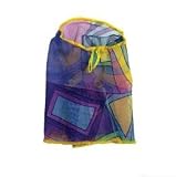 31cnyjIdVgL. SL160  Designer Dog Shirt – Tie Dye Nylon Mesh Geo Mod Tank Pet T Shirt Made in USA X Small (XS)