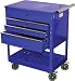 Professional 4-Drawer Service Cart, Blue ATD 7047