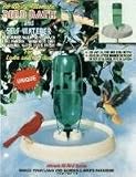 White Soda Bottle Bird Bath