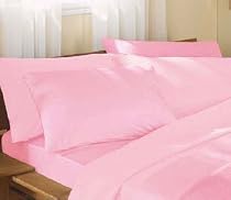 Supersoft Baby Pink Single Fitted Sheet