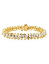 2.0ct Vs Diamond Tennis Bracelet S Link 14k Gold