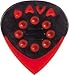 Dava Jazz Grips Pick 6-Pack 9024 Red