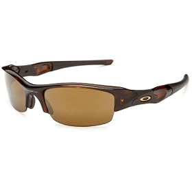OAKLEY SUNGLASSES POLORIZED OK 12-901 FLAK JCKT BROWN 12901