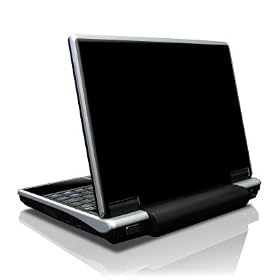 Solid State Black Design Decorative Skin Decal Sticker for Toshiba NB100 Netbook Laptop Computer