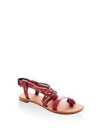 Gio & Mi Sandalias planas (Rojo)