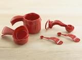 Tupperware measuring cup and spoon set