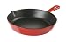 Kitchen & Housewares : 10" Red Porcelain Enameled Cast Iron Non-Stick Fry Pan