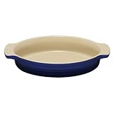 Le Creuset Stoneware 9-1 2-Inch Oval Baking Dish, Cobalt Blue by Le Creuset