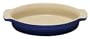Le Creuset Stoneware 9-1/2-Inch Oval Baking Dish, Cobalt Blue