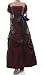 ZYA Long Gathered Skirt Corset Dress