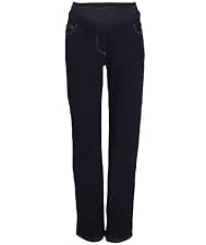 M2b Petite Under Bump Straight-Leg Jeans