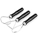 Pottery Ceramics Tools 3 Pcs/Set Wood Pottery Clay Sculpture Big Loop Tool with Stainless Steel Flat Wire