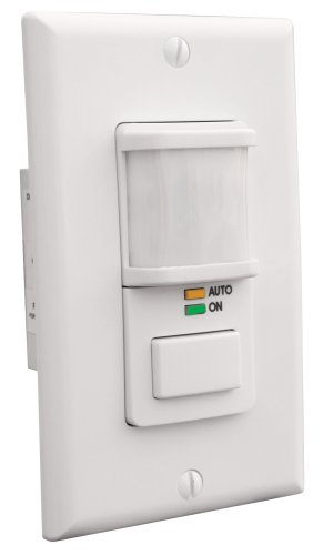 Heath Zenith SL-6106-WH Vacancy Motion Sensor Wall Switch