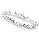 Sterling Silver San Marco Design Bracelet 7.5"
