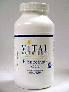 Vital Nutrients - Vitamin E Succinate 400 IU