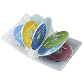 【クリックで詳細表示】サンワサプライ DVDトールケース(8枚収納) DVD-W8-01C