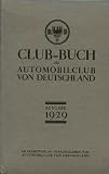 Club-Buch des Automobilclub Von Deutschland