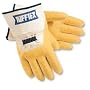 Memphis 6820 Tuff Tex Rough Texture Natural Latex Palm Coated Gloves with 2.5" Rubberized Safety Cuff, Size Large Sold by the Dozen Pairs