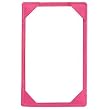 Pink Bonded Leather Jotter Card Holder