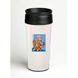 16 oz. Double Wall Insulated Tumbler with cat stealing sausage - Paper Insert by SHOPZEUS