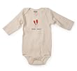 Kee-Ka Organic L/S Bodysuit Honey Bunny, 3-6 Months