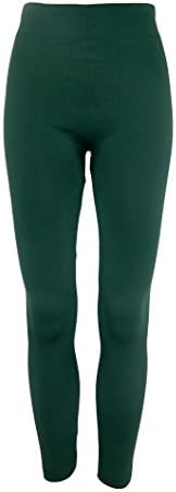 Women's Slimming Tummy Control High Waisted Smooth Look Shapewear Leggings (Evergreen)