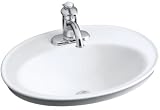 Bathroom Sink Drop In Self Rimming by Kohler - K-2075-1 in Biscuit