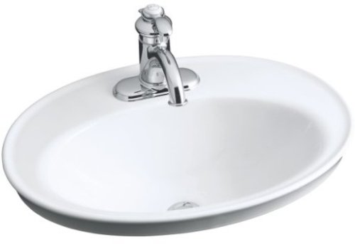 Bathroom Sink Drop In Self Rimming by Kohler - K-2075-1 in White
