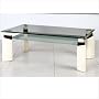 Lucy Glass Top Coffee Table