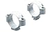 Leupold Standard Rifle Scope Ring, 1in, Medium, Silver, 49902