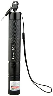 Camplife 301 5mw 532nm Green Laser Pointer High Powered Burning Matches Burn Soldering Visible Green Beam Laser Pen Pointer (Green)