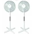2 X 16 Electric Cooling Oscillating Pedestal (Stand) Fan