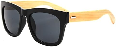 KangChen WPB7229 Wayfarer Bamboo Sunglasses