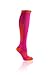 X31 Sports Over The Knee Compression Socks 15-20 mmHg Womens & Mens Thigh High Stockings 1 Pair (Medium, Pink)