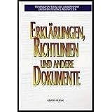 Erkl�rungen, Richtlinien und andere Dokumente - Statements, guidelines & other documents <dt.>