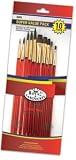 10pc Sable Hair Value Artist Brush Set