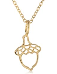 Samantha Faye "Modern Classic" Small Acorn Pendant Necklace