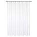 Barossa Design Waterproof Fabric Shower Curtain or Liner - Hotel Quality, Machine Washable - White Shower Curtain Liner for Bath Tub, 72x72 inch