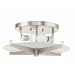 Fisher Island Flush Mount in Satin Nickel