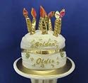 Golden Oldie Birthday Cake Hat