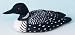 Decorative Resin Loon Decoy Figurine