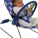 Vibrating Baby Bouncer With Soft Toy Bar