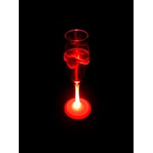Fortune ProductsLG-6004 Lighted Champagne Real Glass, 2" Diameter x 10.3" Height, 10oz Capacity (Pack of 4)
