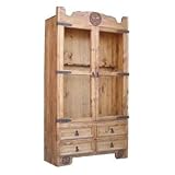 Rustic Gun Cabinet with Star